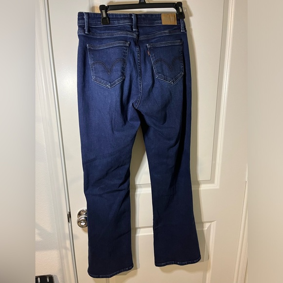 Levi’s Women’s 529 Curvy Bootcut Dark Wash Pockets Casual Stretch Jeans Sz 12 - Picture 8 of 16